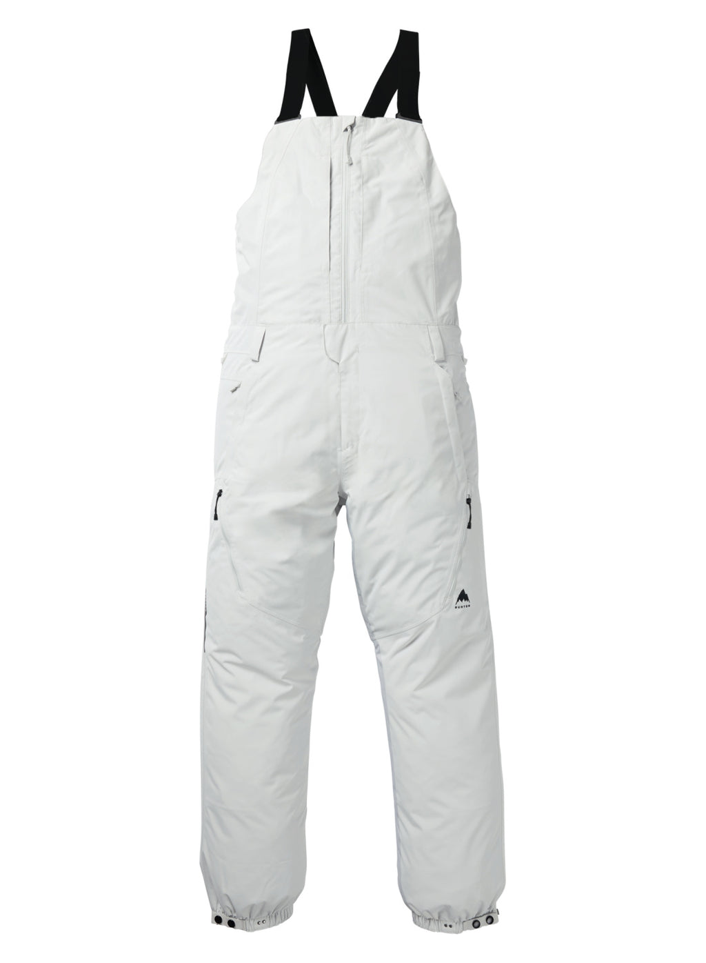 Men's Burton Reserve 2L Relaxed Bib Pants - Gray Cloud - Burton Bibs Outerwear