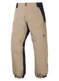 Men's Burton Reserve 2L Relaxed Pants - Summit Taupe True Black - Burton Pants Outerwear