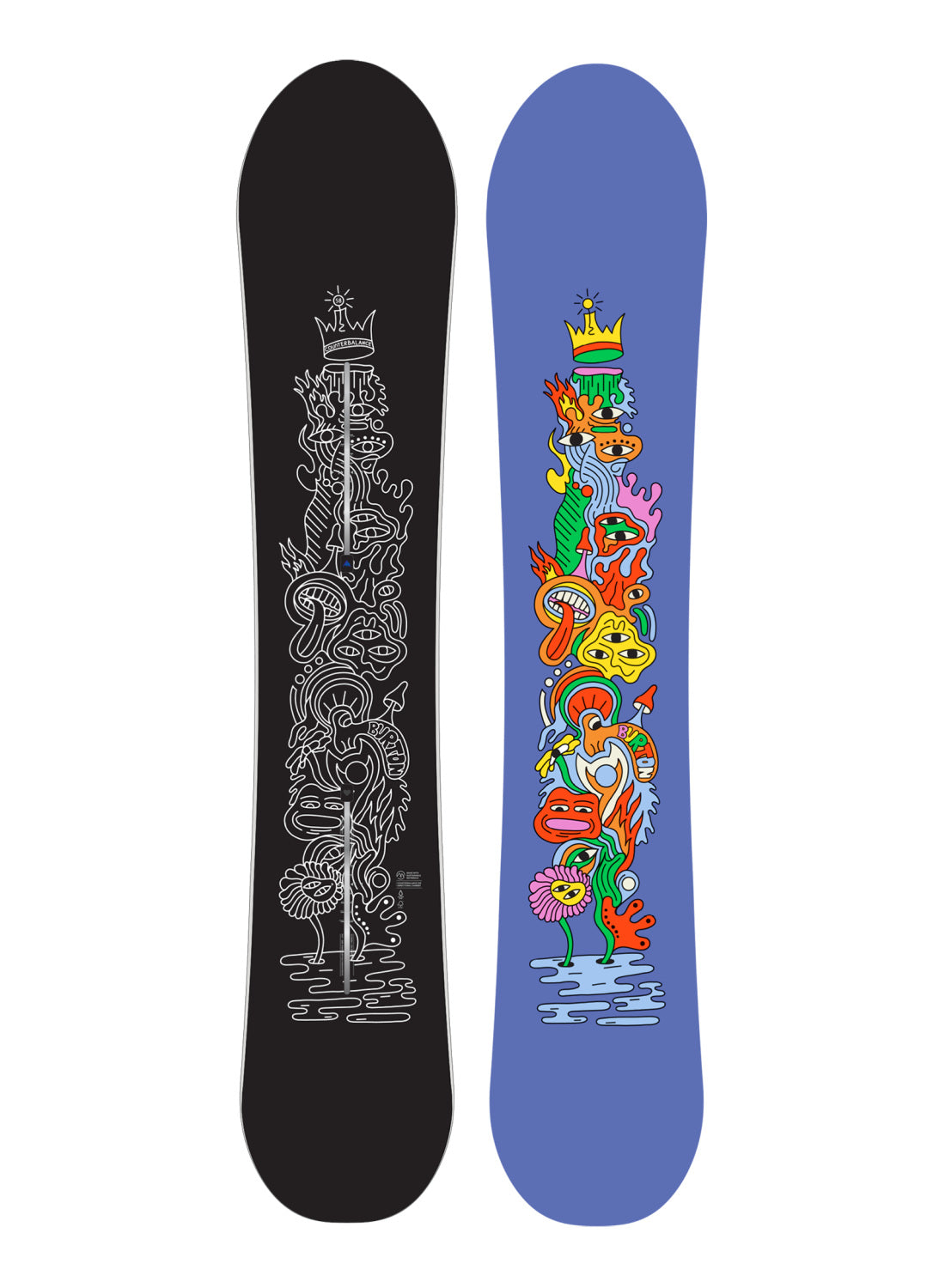 Burton Counterbalance Camber Snowboard - Hallucinate