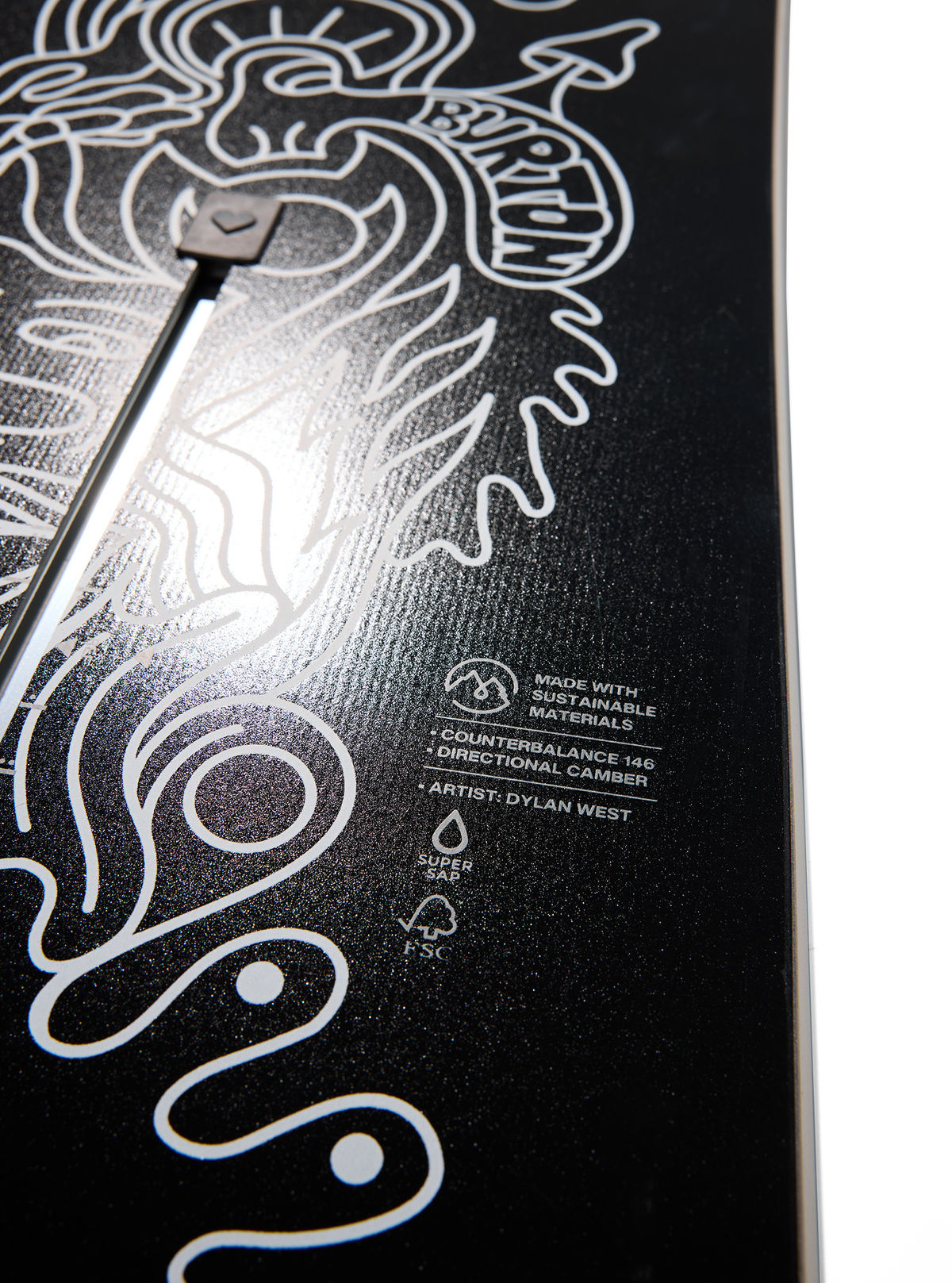 Burton Counterbalance Camber Snowboard - Hallucinate - Burton All Mountain - alternate view 8