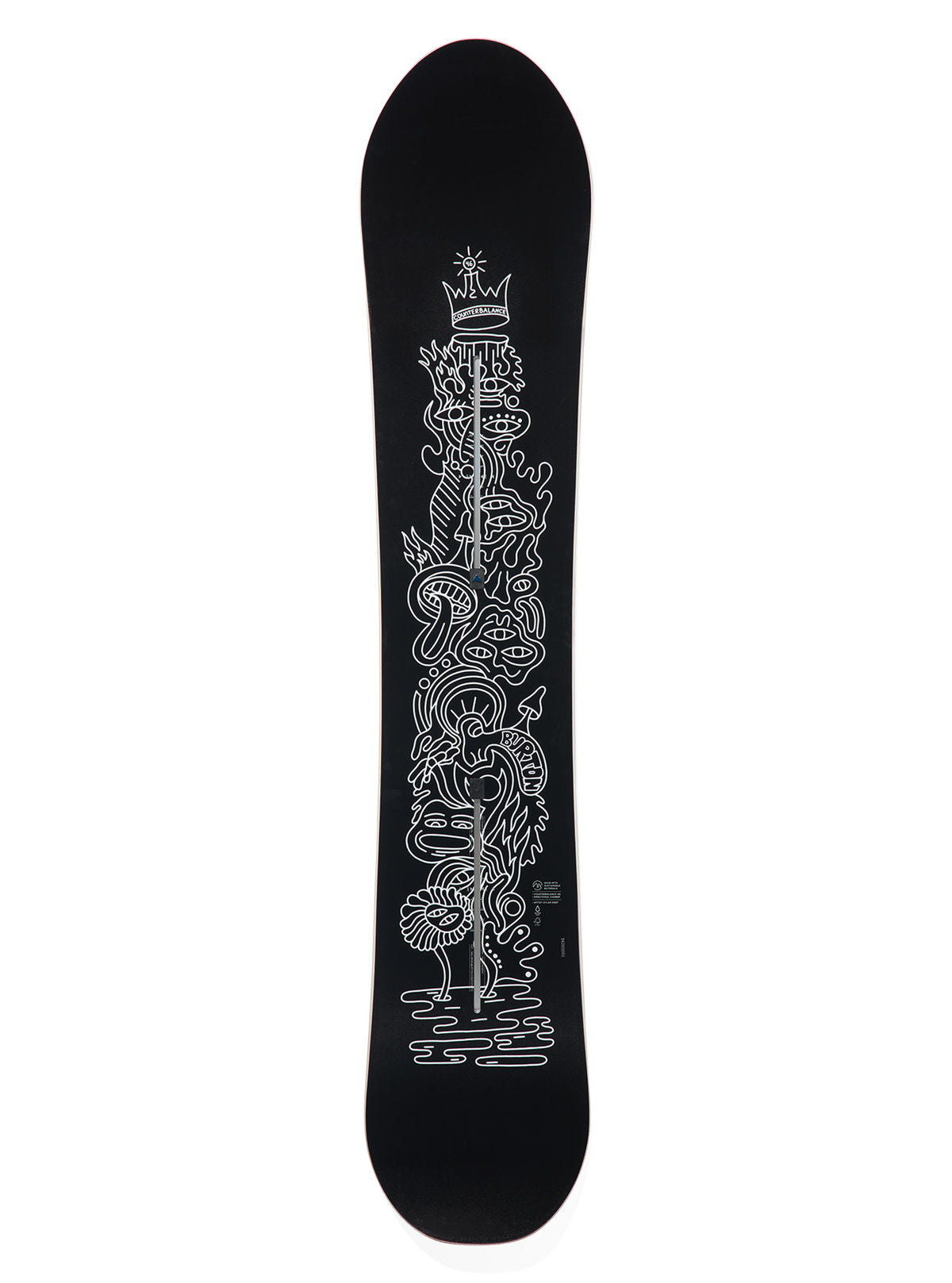 Burton Counterbalance Camber Snowboard - Hallucinate - Burton All Mountain - alternate view 3