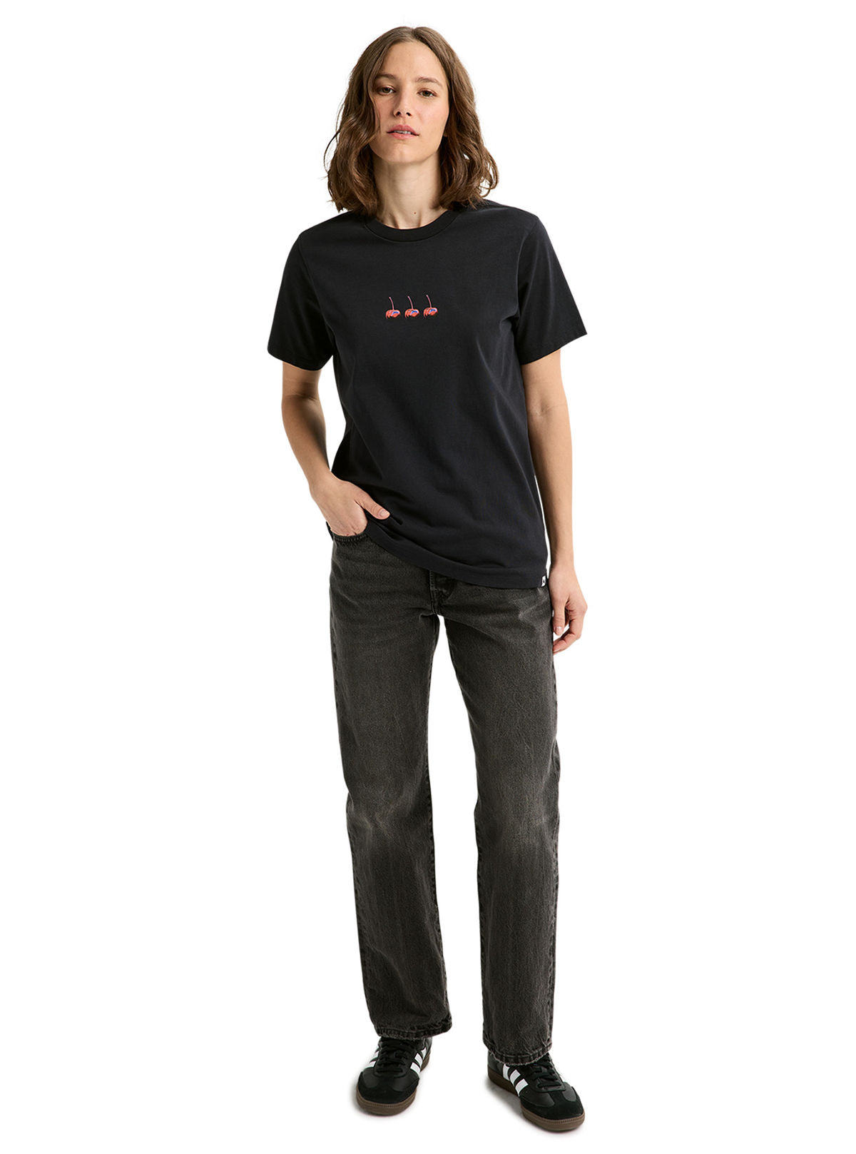 Burton Cultivator 26 Short Sleeve T-Shirt - True Black - Burton Ss Tee Apparel - alternate view 7