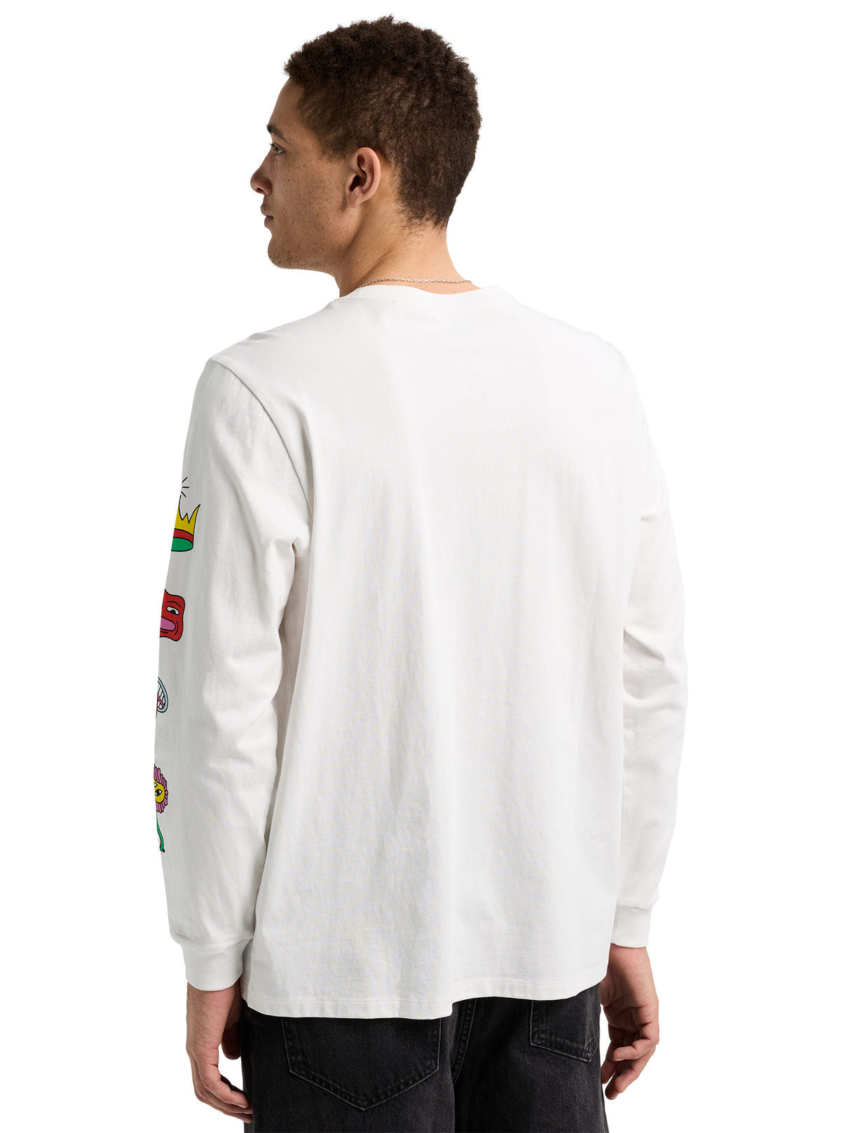 Burton Counterbalance 26 Long Sleeve T-Shirt - Stout White - Ls Tee Apparel