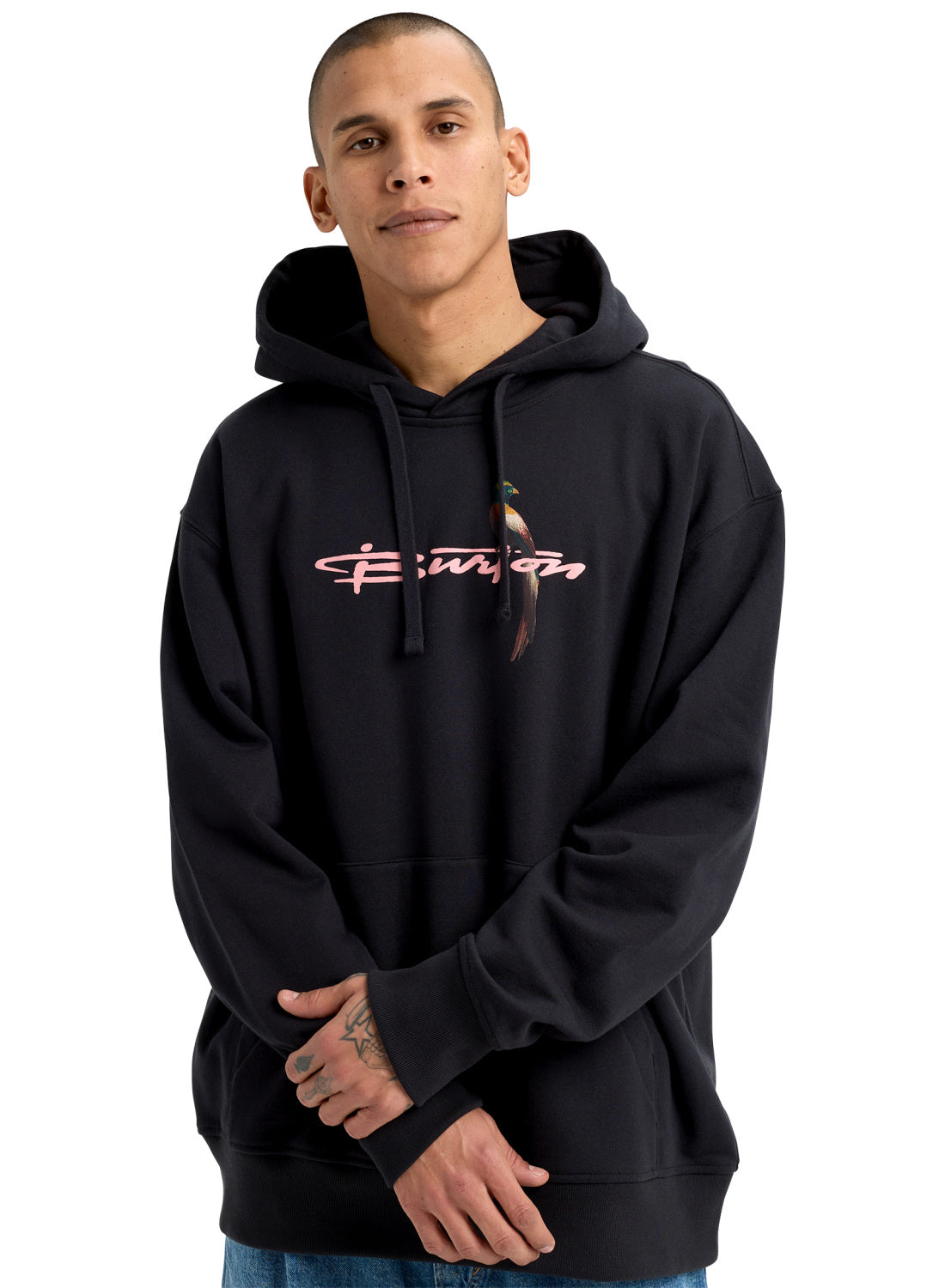 Burton Custom 26 Pullover Hoodie - True Black - Burton Pullover Hoodie Apparel - alternate view 3