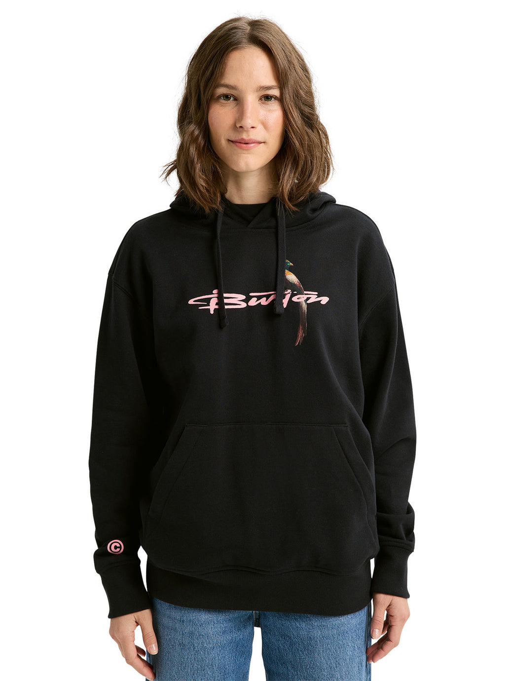 Burton Custom 26 Pullover Hoodie - True Black - Burton Pullover Hoodie Apparel - alternate view 7