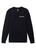 Burton Heavyweight Photo Long Sleeve T-Shirt - True Black - Burton Ls Tee Apparel