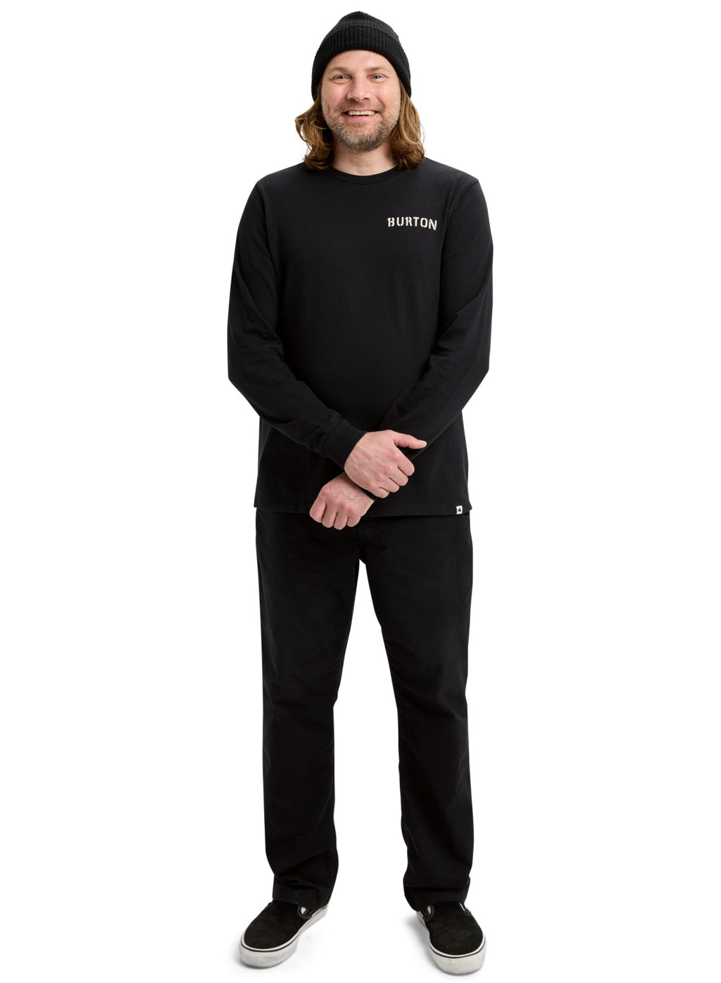 Burton Heavyweight Photo Long Sleeve T-Shirt - True Black - Burton Ls Tee Apparel - alternate view 3