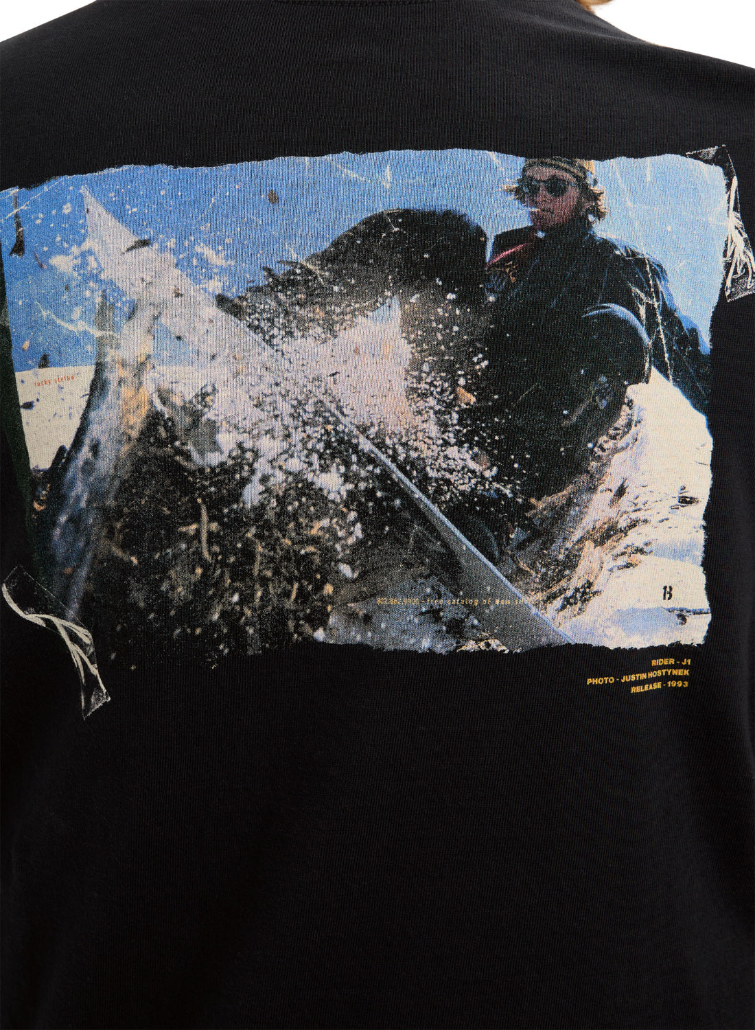 Burton Heavyweight Photo Long Sleeve T-Shirt - True Black - Burton Ls Tee Apparel - alternate view 6