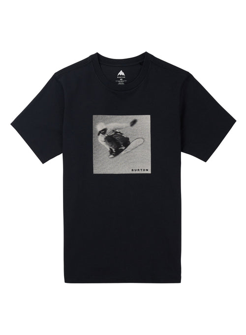 Burton Sidehit Short Sleeve T-Shirt - True Black - Burton Ss Tee Apparel