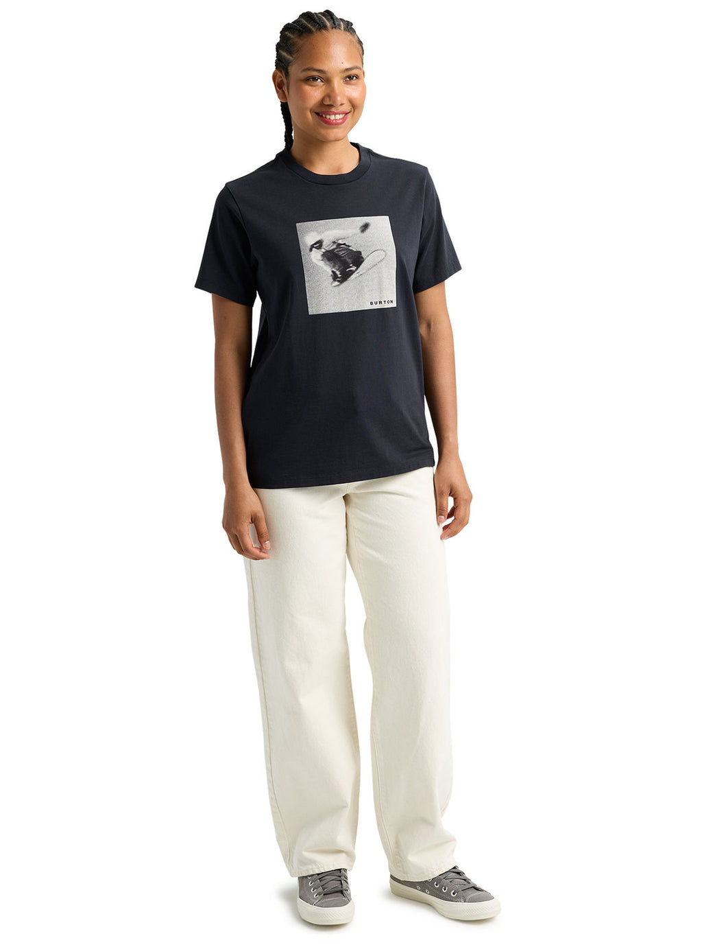 Burton Sidehit Short Sleeve T-Shirt - True Black - Burton Ss Tee Apparel - alternate view 6