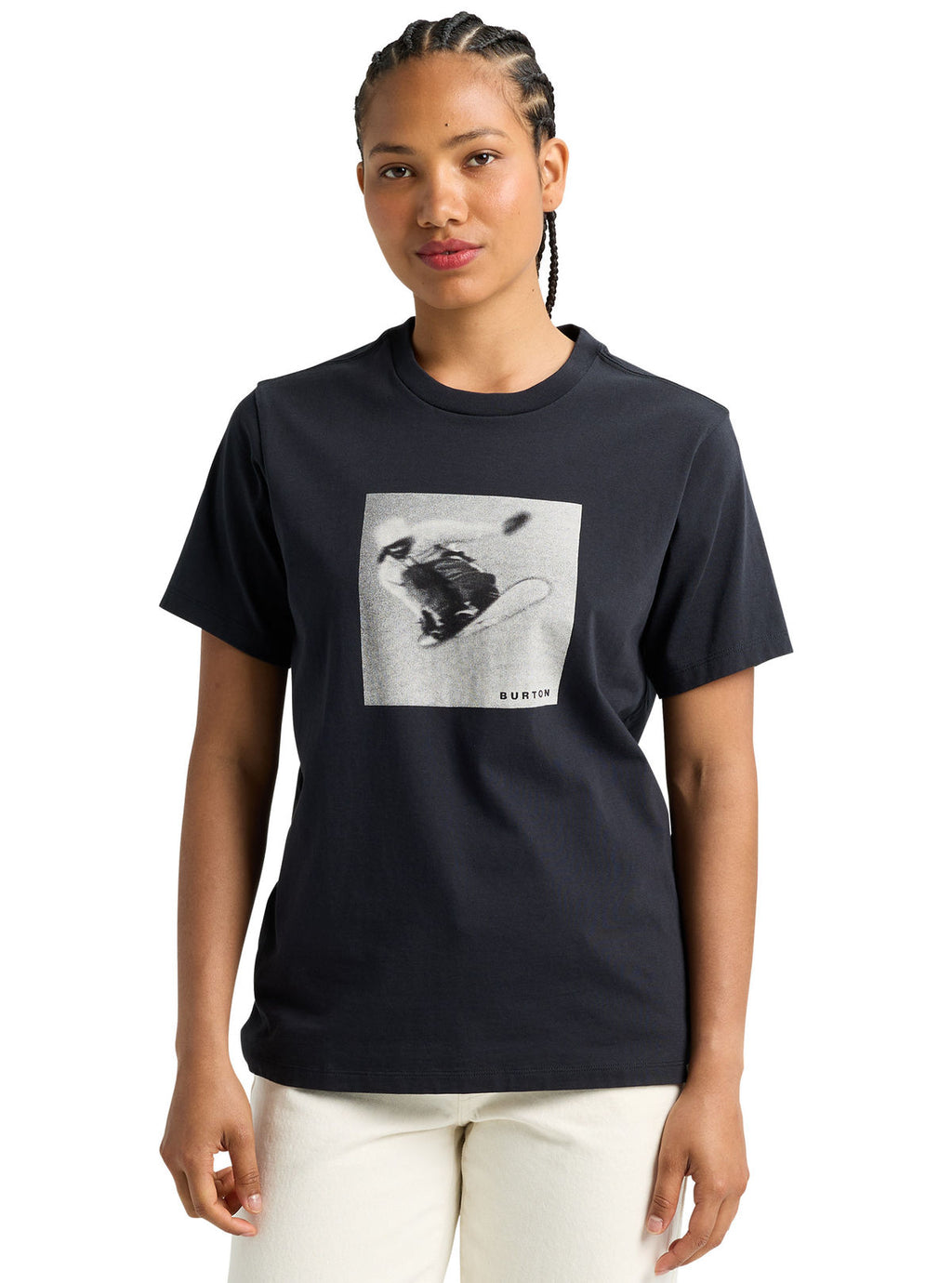 Burton Sidehit Short Sleeve T-Shirt - True Black - Burton Ss Tee Apparel - alternate view 7