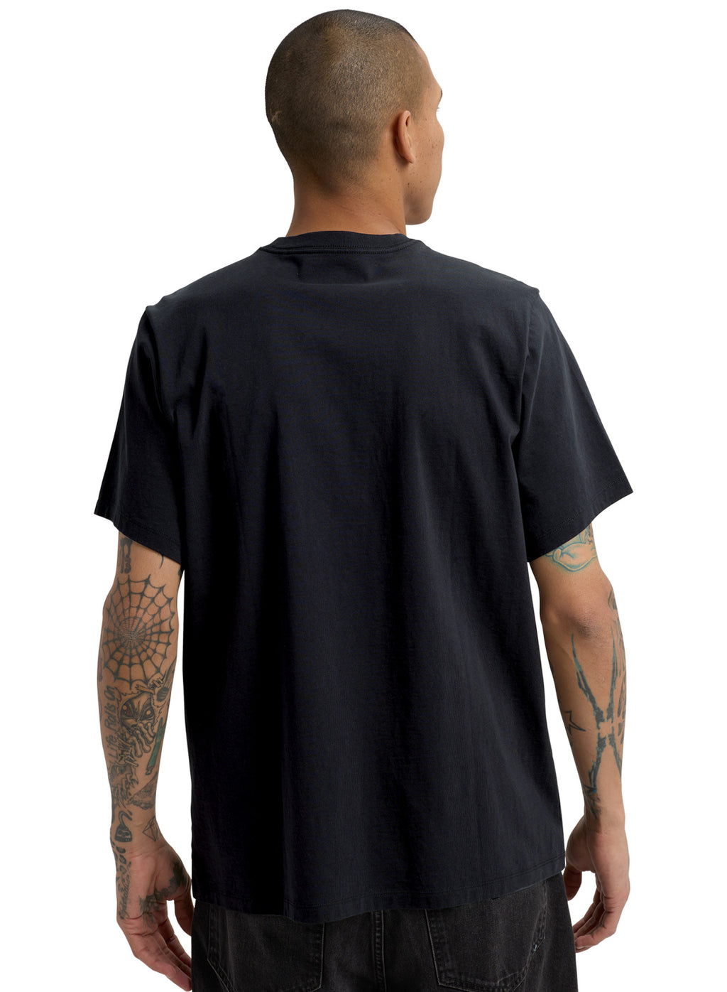 Burton Sidehit Short Sleeve T-Shirt - True Black - Burton Ss Tee Apparel - alternate view 4