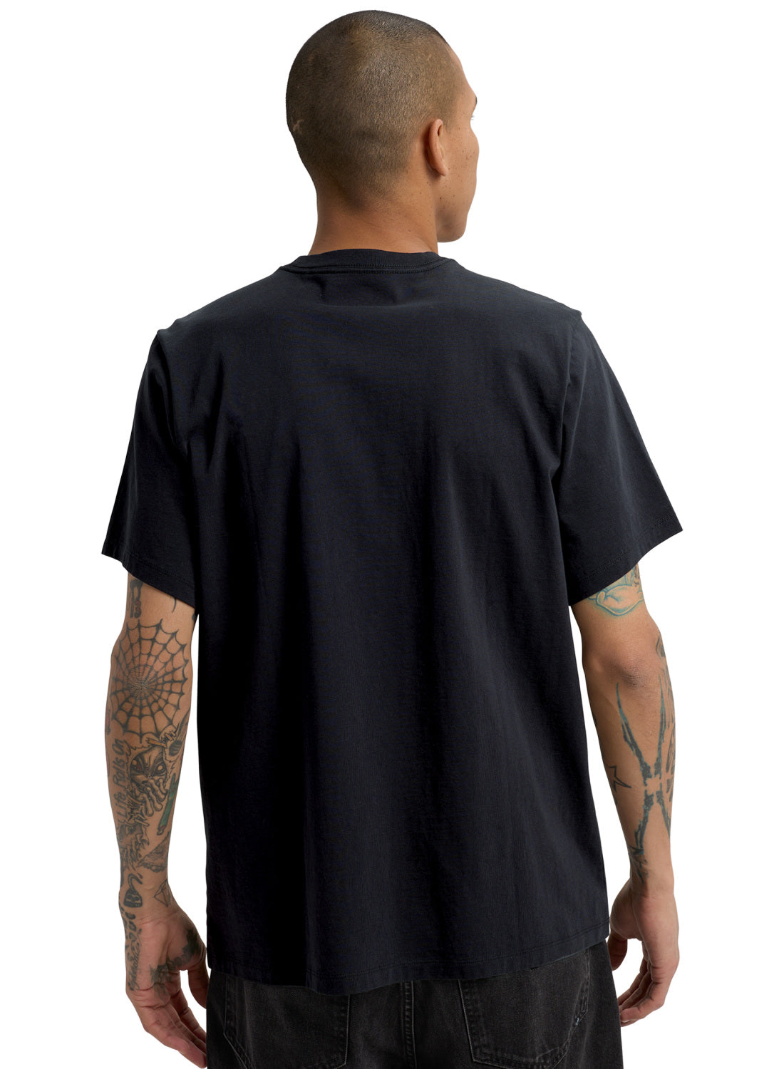 Burton Sidehit Short Sleeve T-Shirt - True Black - Burton Ss Tee Apparel - alternate view 4