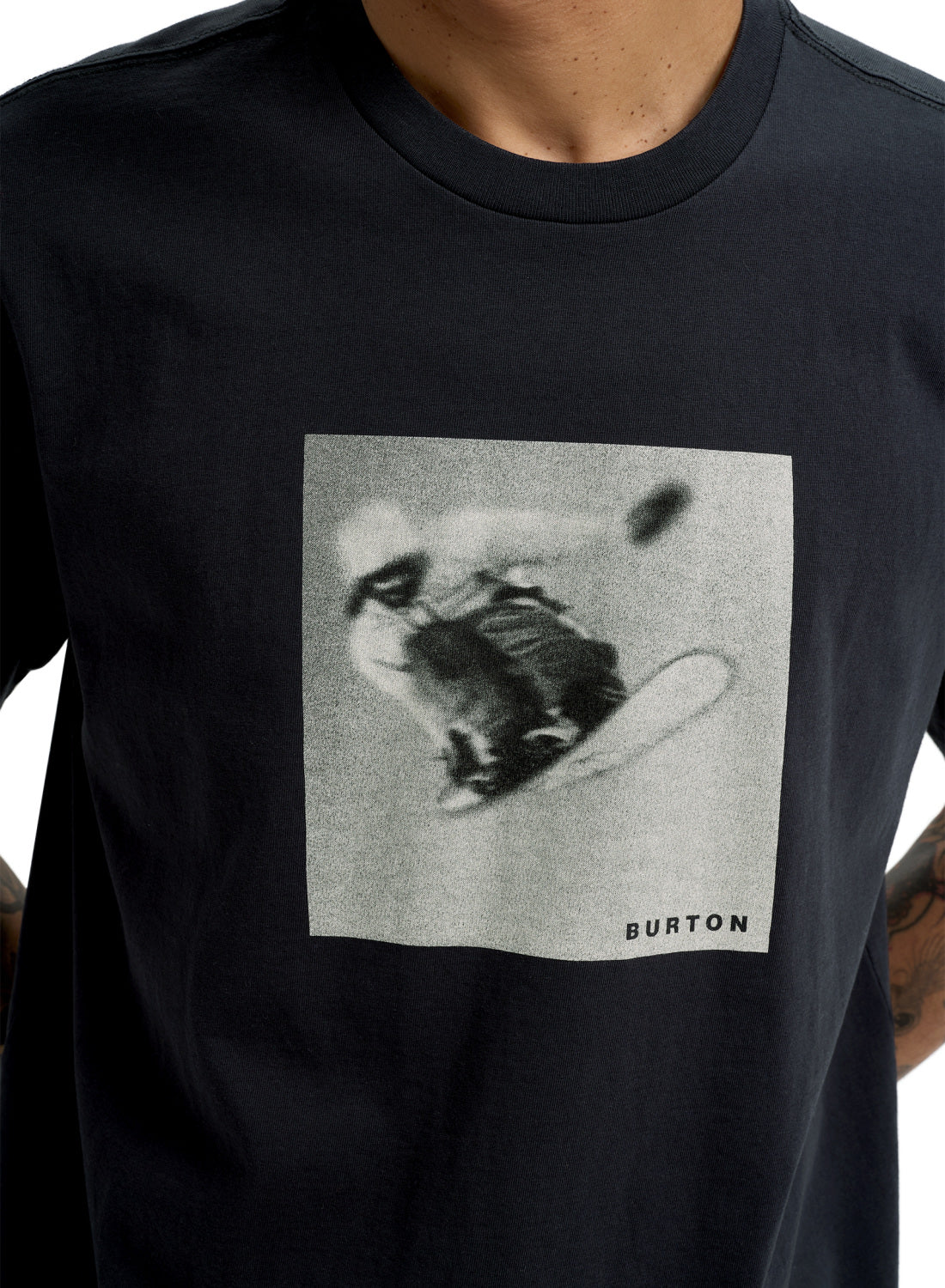 Burton Sidehit Short Sleeve T-Shirt - True Black - Burton Ss Tee Apparel - alternate view 5
