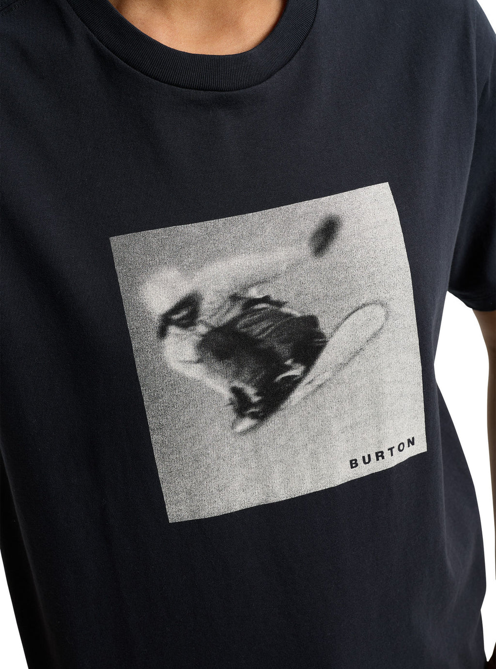 Burton Sidehit Short Sleeve T-Shirt - True Black - Burton Ss Tee Apparel - alternate view 9