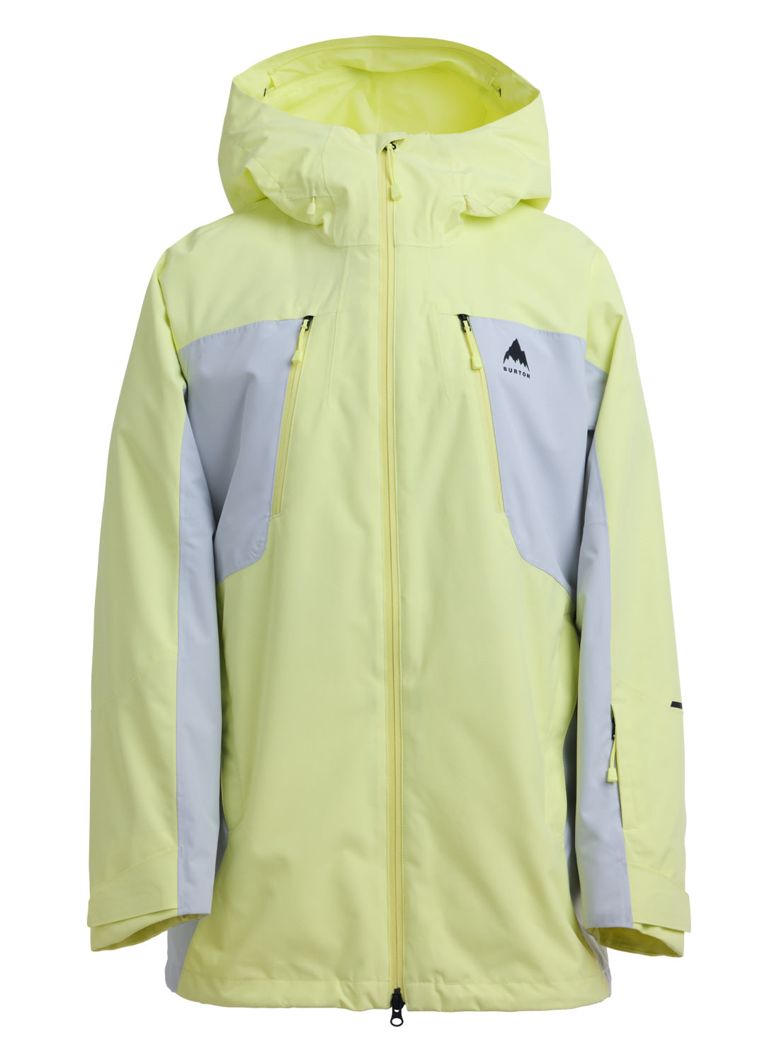 Women's Burton Reserve 2L 3-in-1 Jacket - Glow Yellow Green Gray Cloud