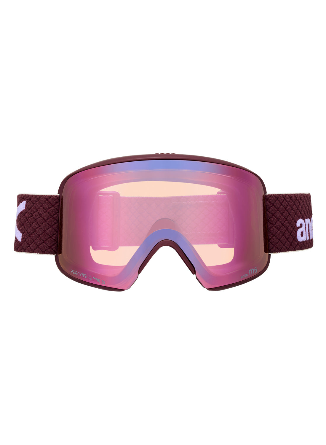 Anon M6 Goggles - Deep Cherry Perceive Cloudy Pink OS