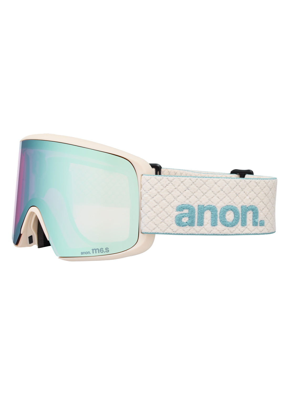 Anon M6S Goggles + Bonus Lens + MFI Face Mask - Oat / Perceive Variable Blue - Anon Magnatech Goggle - alternate view 3