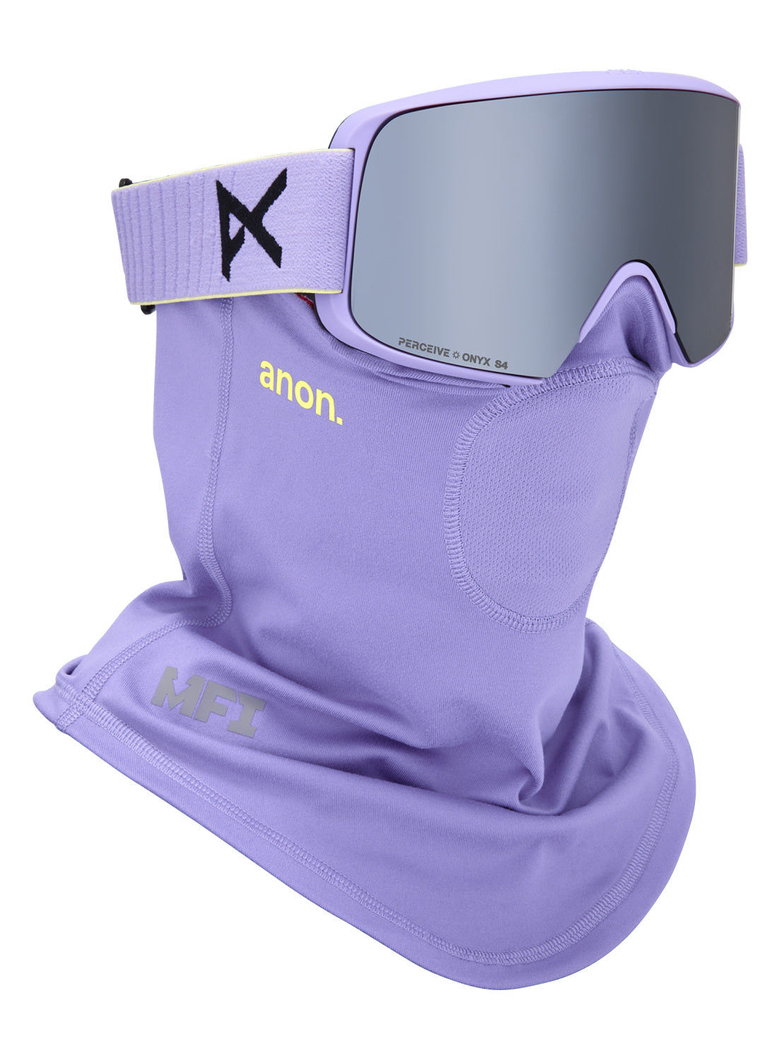 Anon M6S Goggles + Bonus Lens + MFI Face Mask - Hyper Lilac / Perceive Sunny Onyx - Anon Magnatech Goggle - alternate view 5