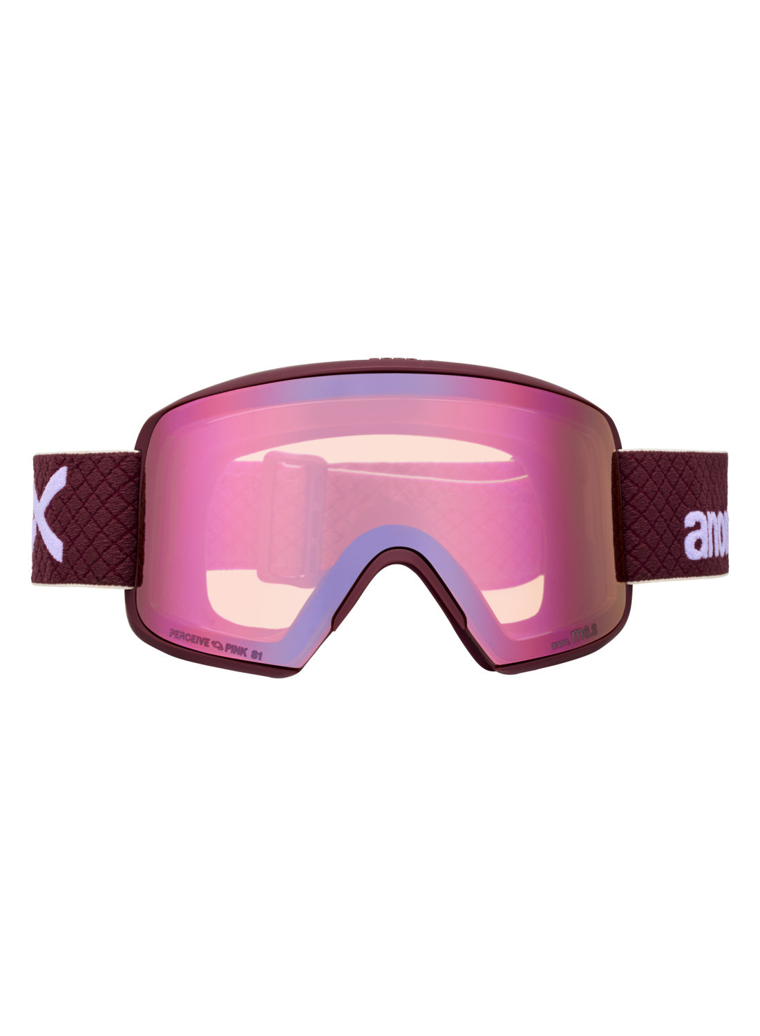 Anon M6S Goggles - Deep Cherry Perceive Cloudy Pink OS