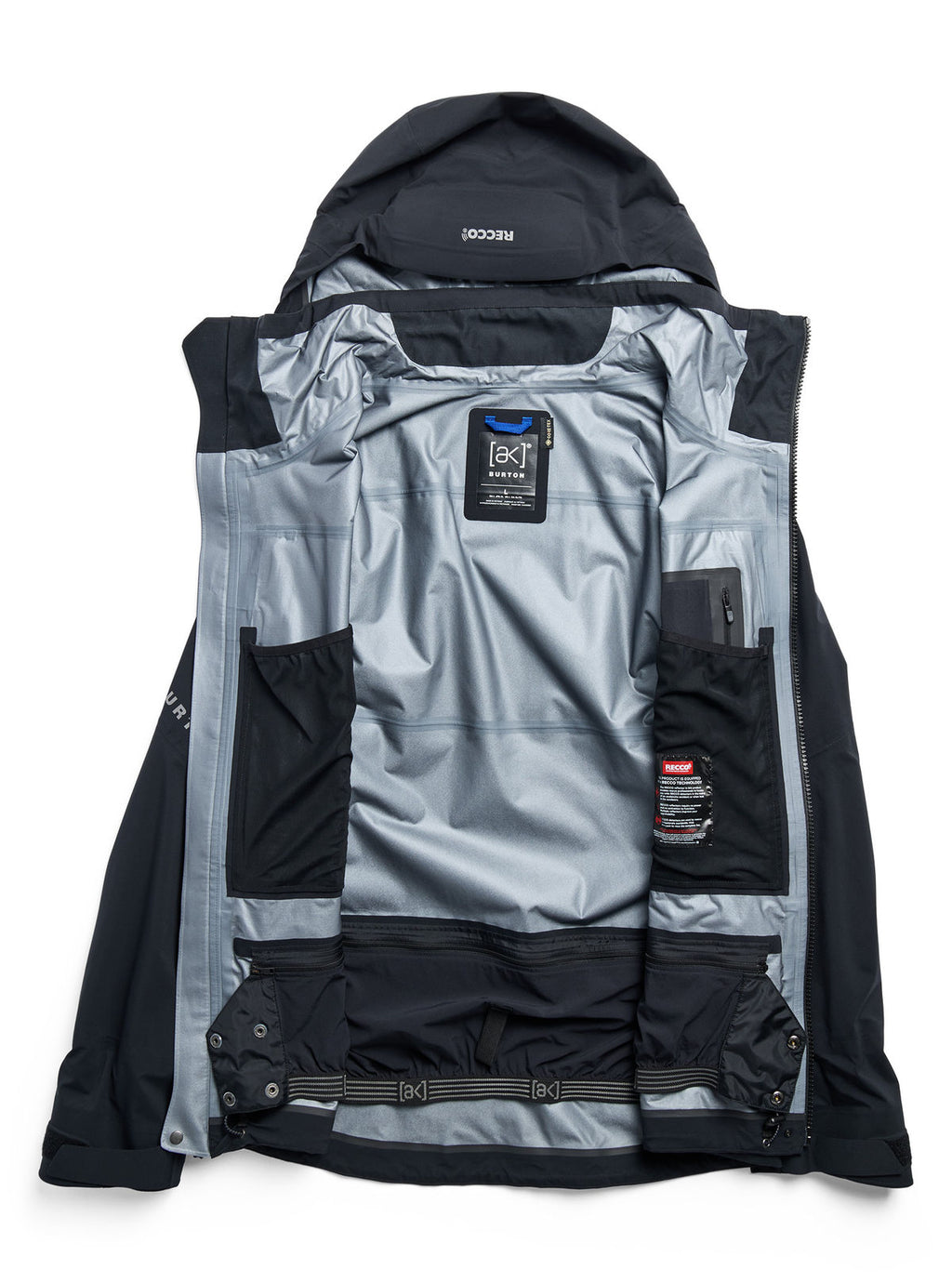 Men's Burton [ak] Hover GORE-TEX C-Knit 3L Stretch Jacket - True Black - Burton Jacket Outerwear - alternate view 9