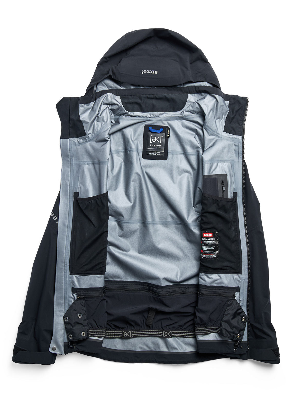 Men's Burton [ak] Hover GORE-TEX C-Knit 3L Stretch Jacket - True Black - Burton Jacket Outerwear - alternate view 9