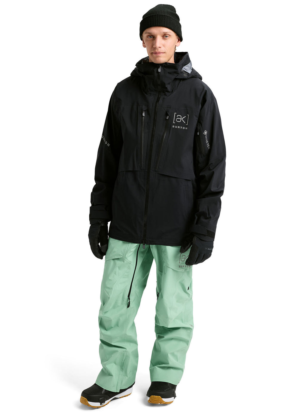 Men's Burton [ak] Hover GORE-TEX C-Knit 3L Stretch Jacket - True Black - Burton Jacket Outerwear - alternate view 2