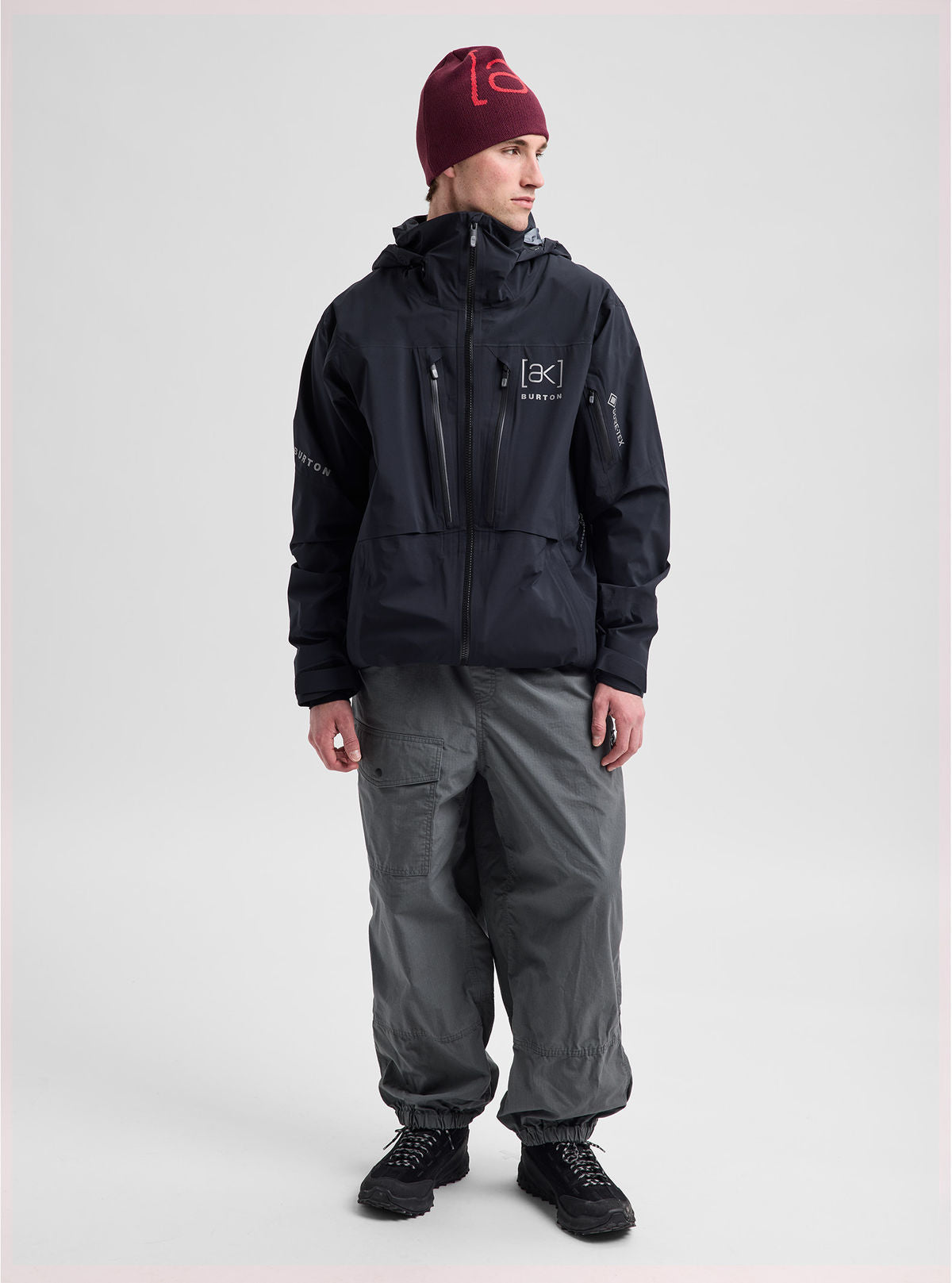 Men's Burton [ak] Hover GORE-TEX C-Knit 3L Stretch Jacket - True Black - Burton Jacket Outerwear - alternate view 10