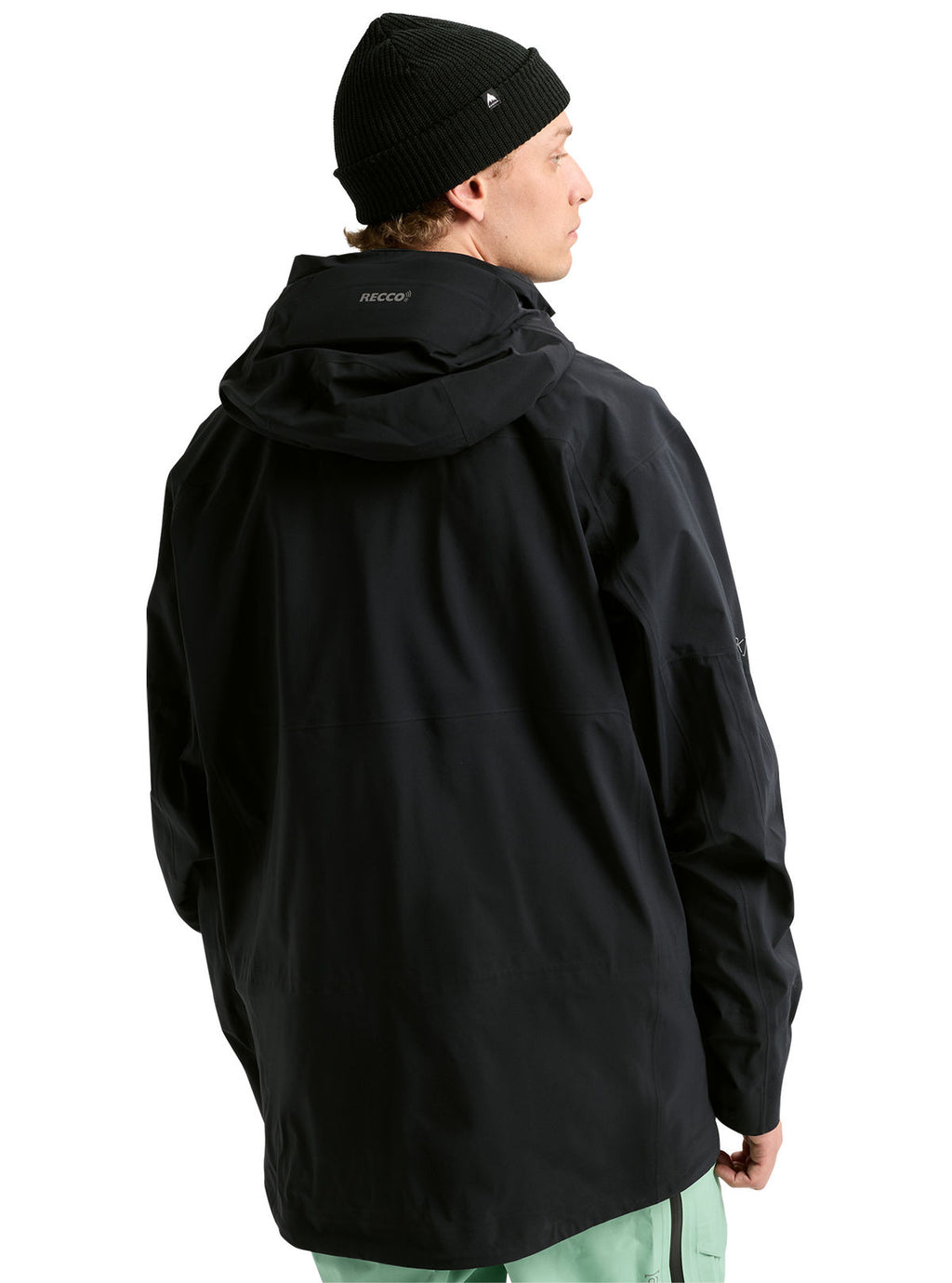 Men's Burton [ak] Hover GORE-TEX C-Knit 3L Stretch Jacket - True Black - Burton Jacket Outerwear - alternate view 4