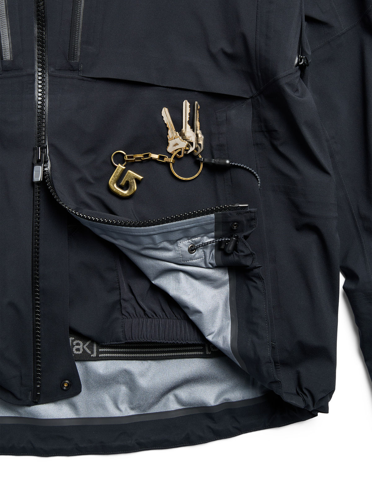 Men's Burton [ak] Hover GORE-TEX C-Knit 3L Stretch Jacket - True Black - Burton Jacket Outerwear - alternate view 6