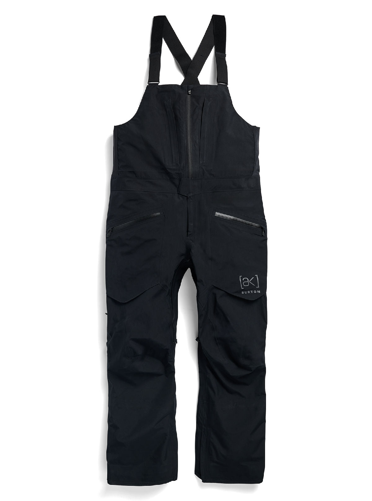 Men's Burton [ak] Freebird GORE-TEX 3L Stretch Bib Pants - True Black - Burton Bibs Outerwear