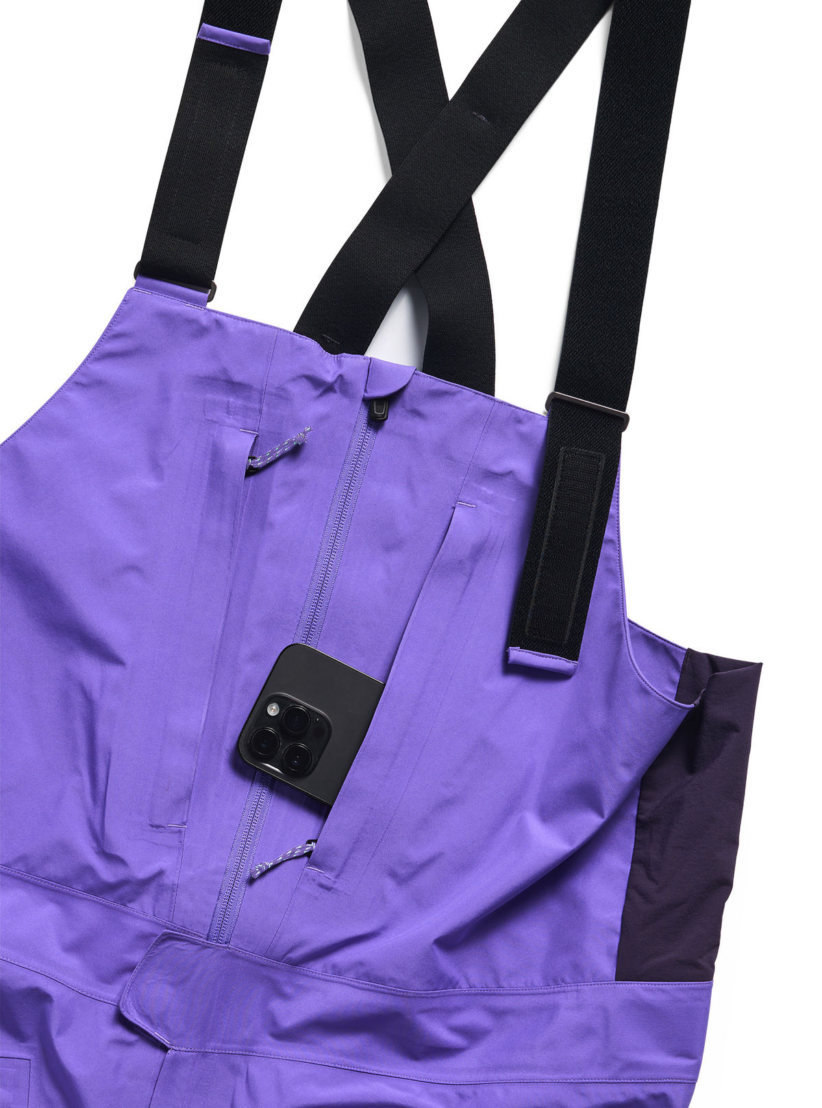 Men's Burton [ak] Freebird GORE-TEX 3L Stretch Bib Pants - Purple Voltage - Burton Bibs Outerwear - alternate view 6