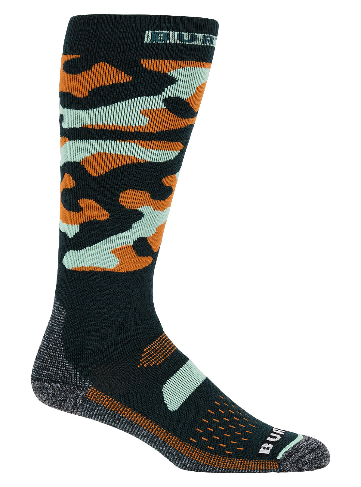 Women's Burton Performance Midweight Socks - Atlantic Camo - Burton Knee High