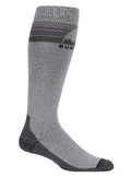 Men's Burton Midweight Emblem Socks - Gray Heather - Burton Knee High