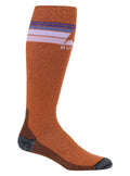 Men's Burton Midweight Emblem Socks - Spiced Chai - Burton Knee High