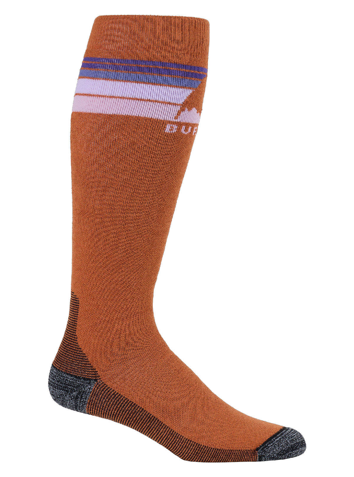 Men's Burton Midweight Emblem Socks - Spiced Chai - Burton Knee High