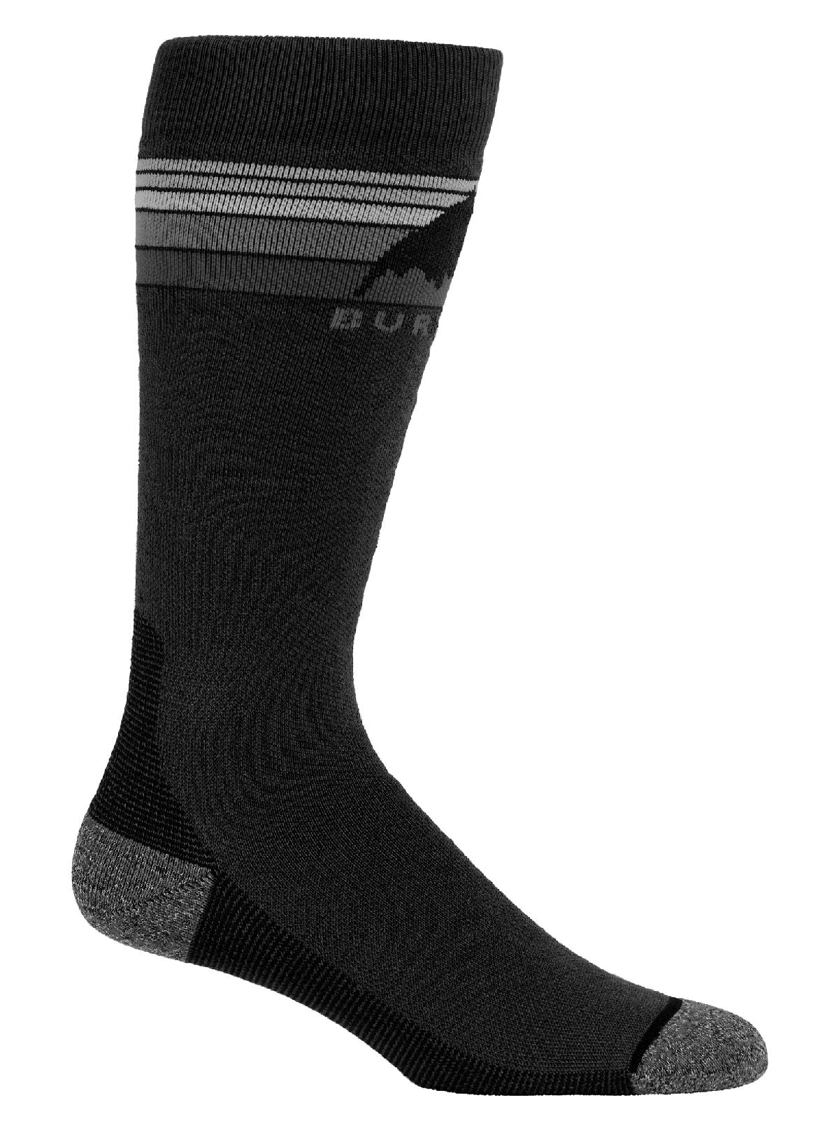 Women's Burton Emblem Midweight Socks - True Black - Burton Knee High