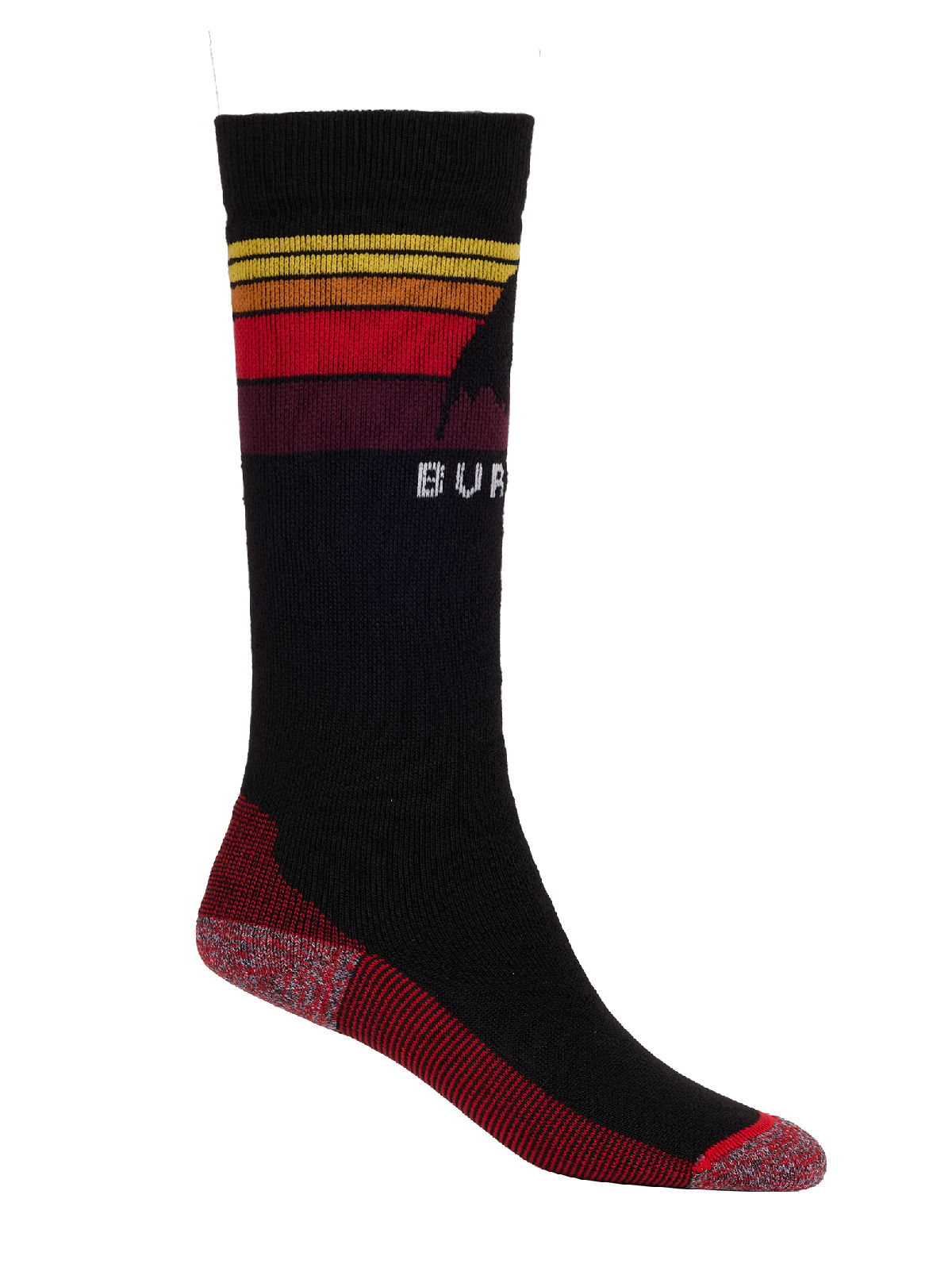 Kids' Burton Emblem Midweight Socks - True Black - Burton Knee High