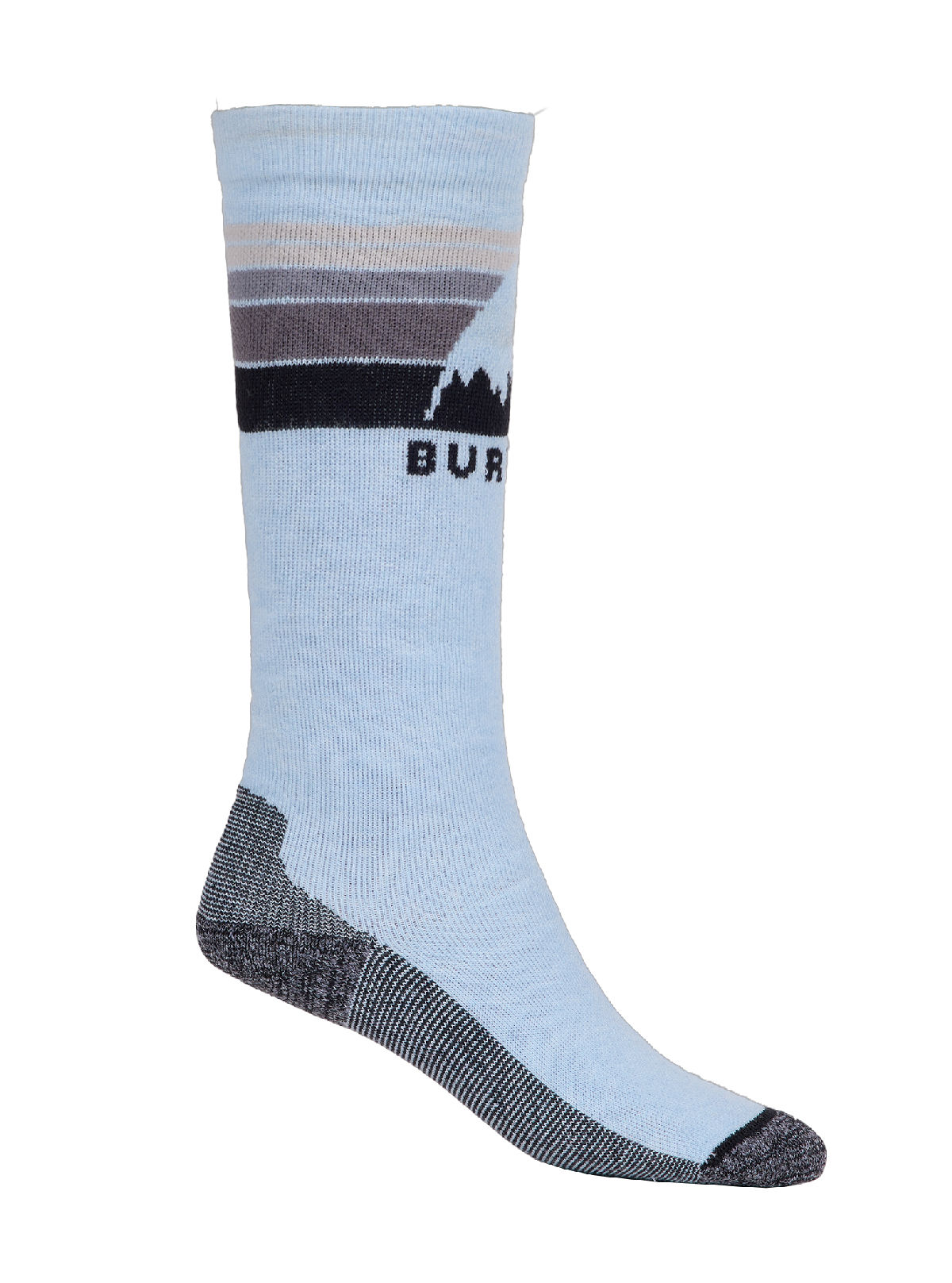 Kids' Burton Emblem Midweight Socks - Dusty Blue - Burton Knee High
