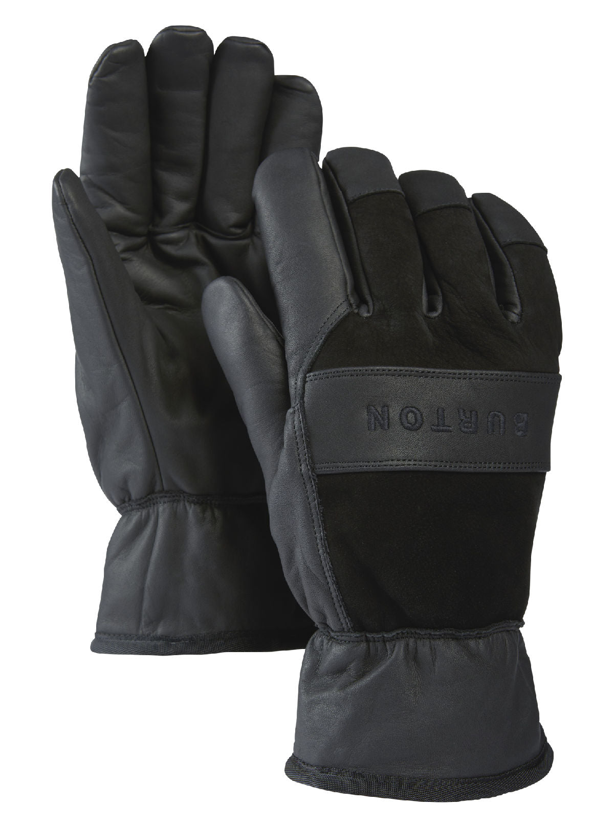 Men's Burton Lifty Leather Gloves - True Black - Burton Gloves