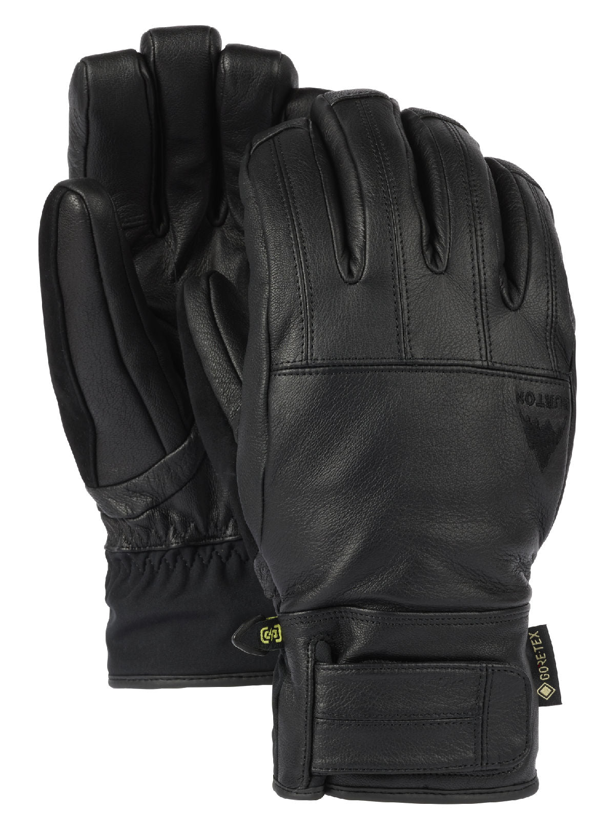 Men's Burton Gondy GORE-TEX Leather Gloves - True Black - Burton Gloves