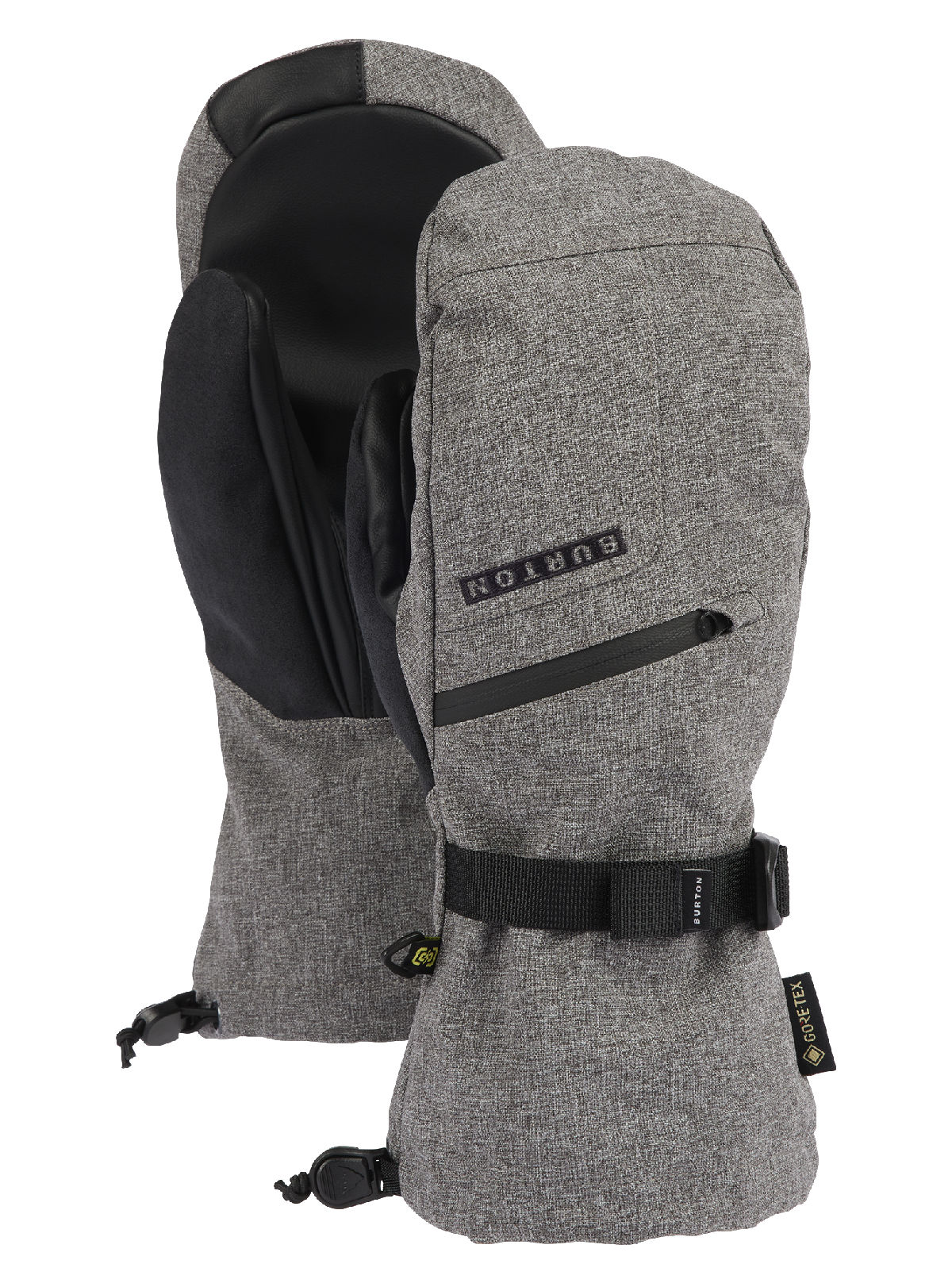 Men's Burton GORE-TEX Mittens - Gray Heather - Burton Mitts