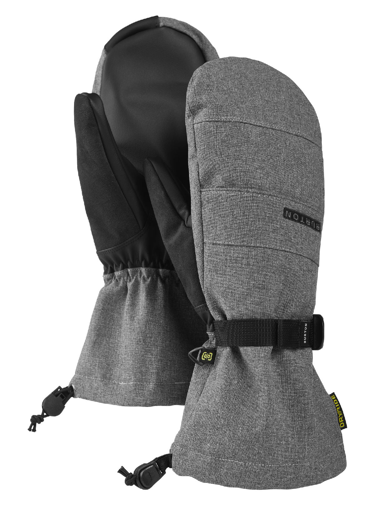 Men's Burton Profile Mittens - Gray Heather - Burton Mitts
