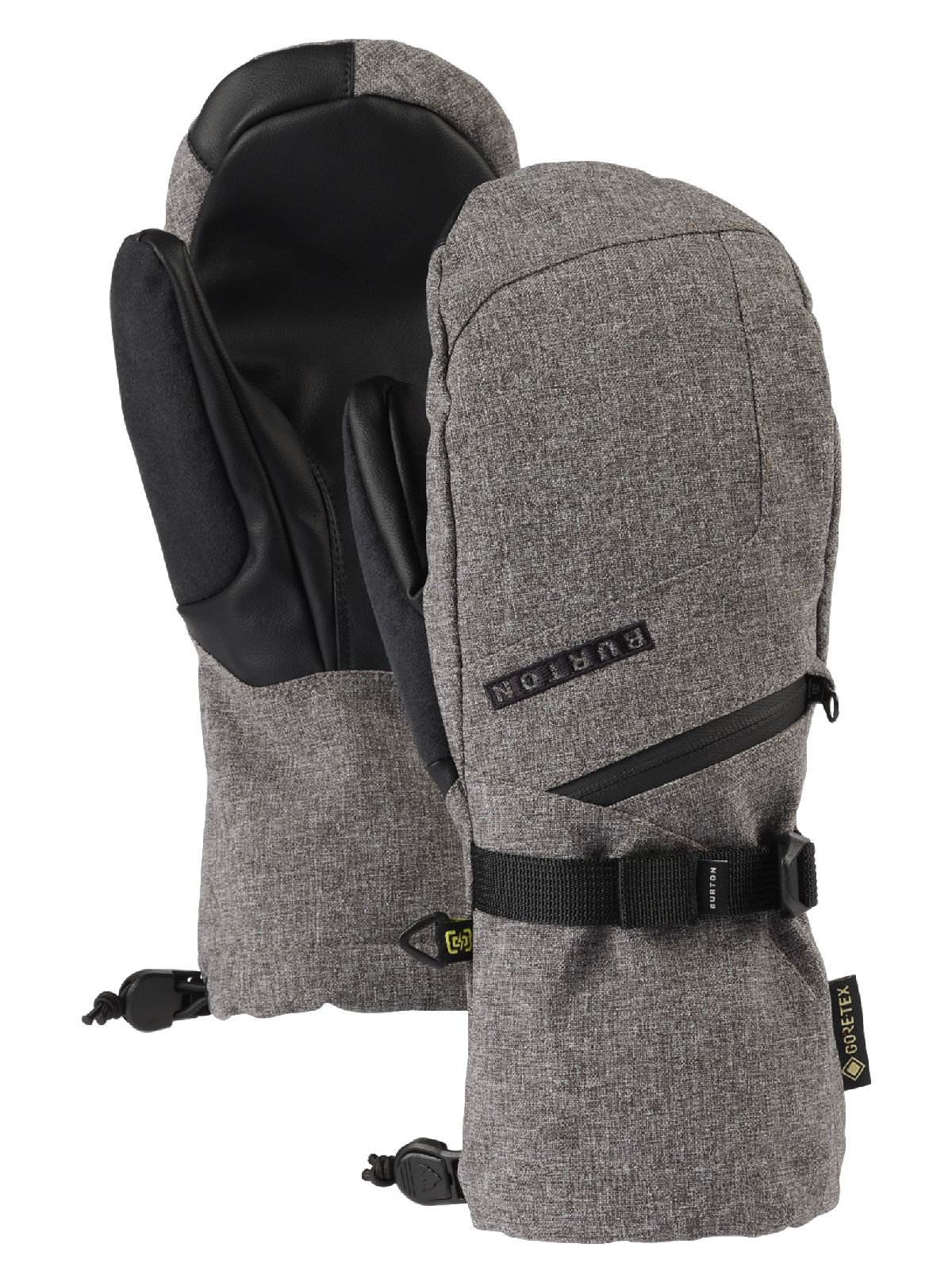 Women's Burton GORE-TEX Mittens - Gray Heather - Burton Mitts