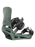 Men's Burton Cartel Re:Flex Snowboard Bindings - Gray Green Voltage - Burton Bindings Strap