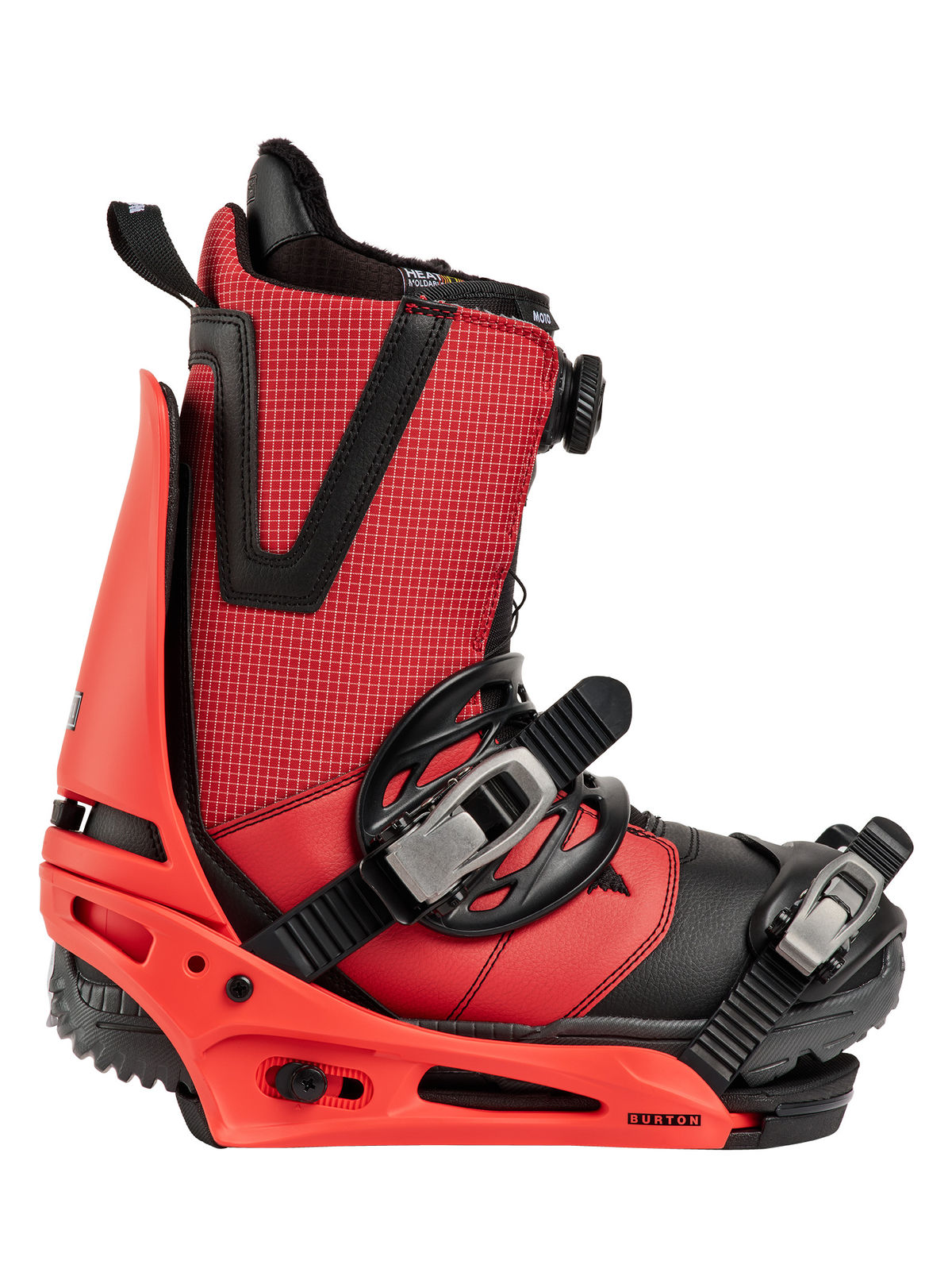 Men's Burton Cartel Re:Flex Snowboard Bindings - Hot Tamale - Burton Bindings Strap - alternate view 5