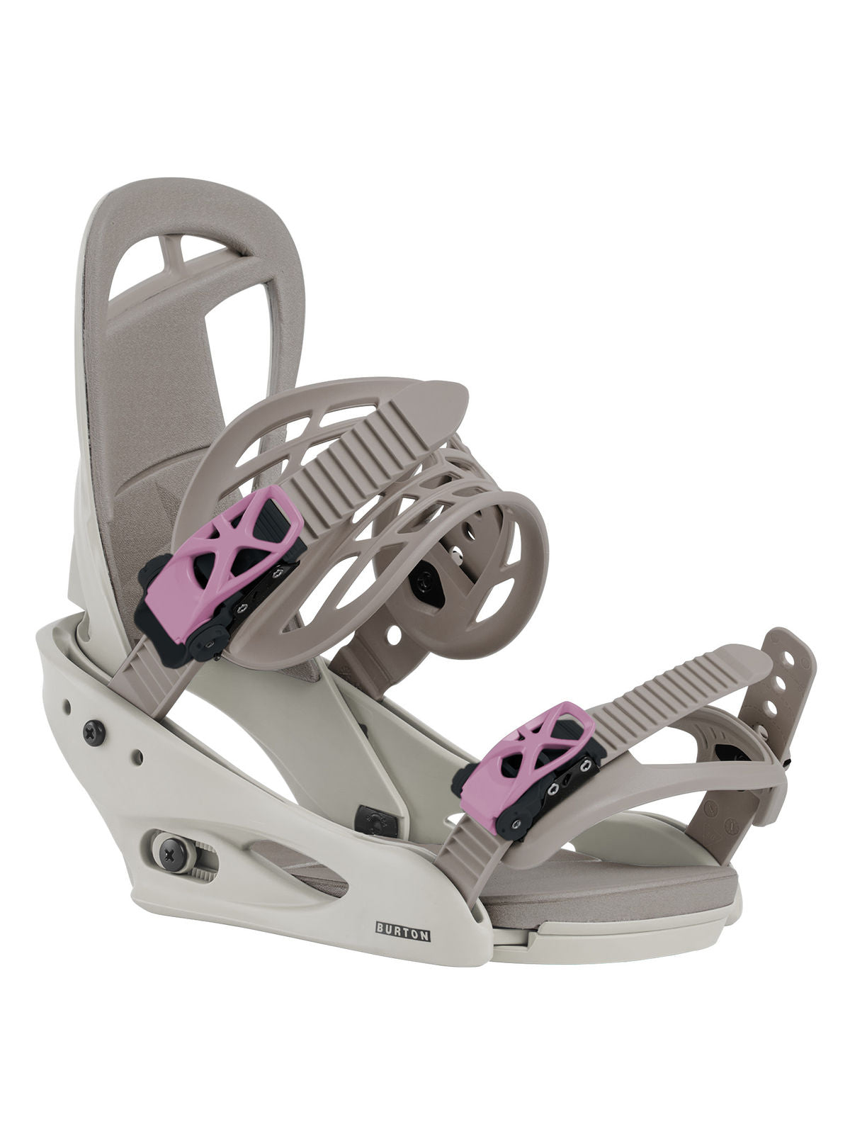 Women's Burton Citizen Re:Flex Snowboard Bindings - Chinchilla Gray - Burton Bindings Strap - alternate view 2