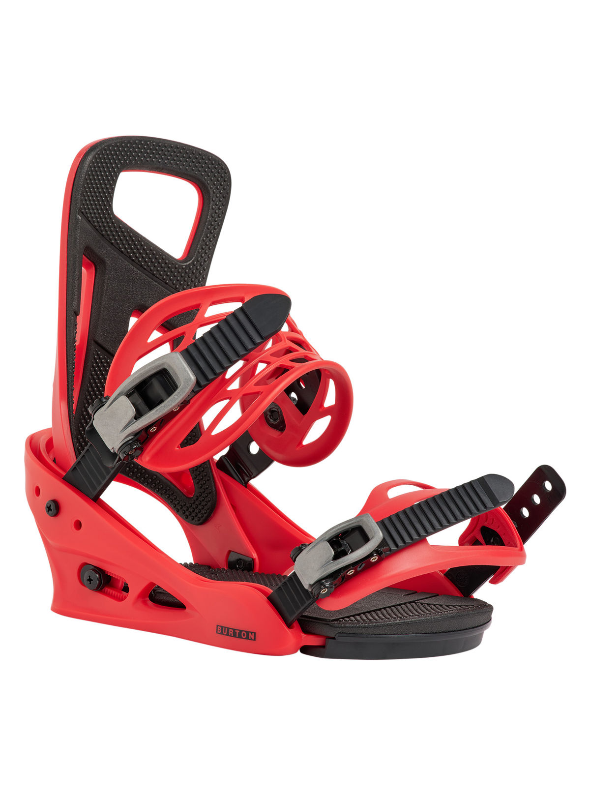 Men's Burton Freestyle Re:Flex Snowboard Bindings - Geranium Red - Burton Bindings Strap - alternate view 2