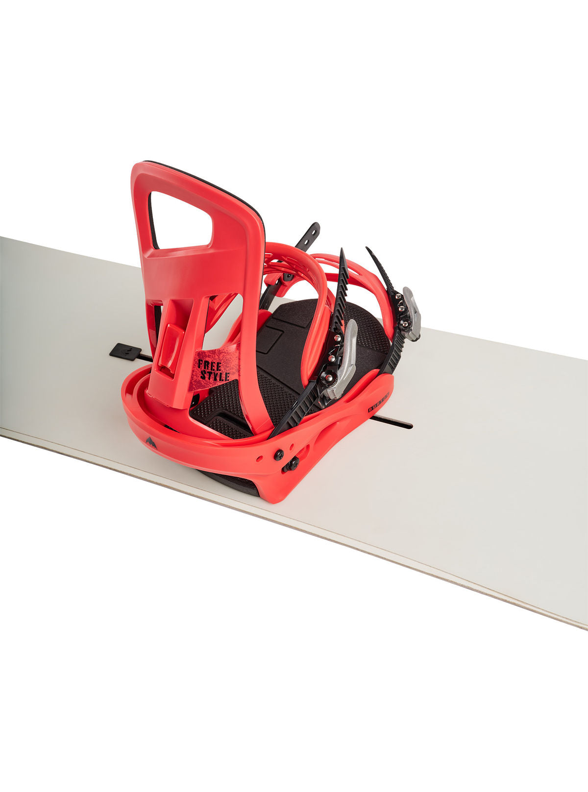 Men's Burton Freestyle Re:Flex Snowboard Bindings - Geranium Red - Burton Bindings Strap - alternate view 6