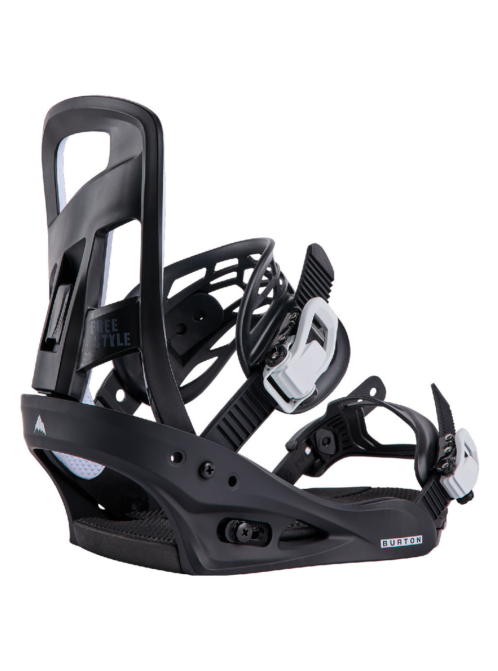 Men's Burton Freestyle Re:Flex Snowboard Bindings - Black - Burton Bindings Strap